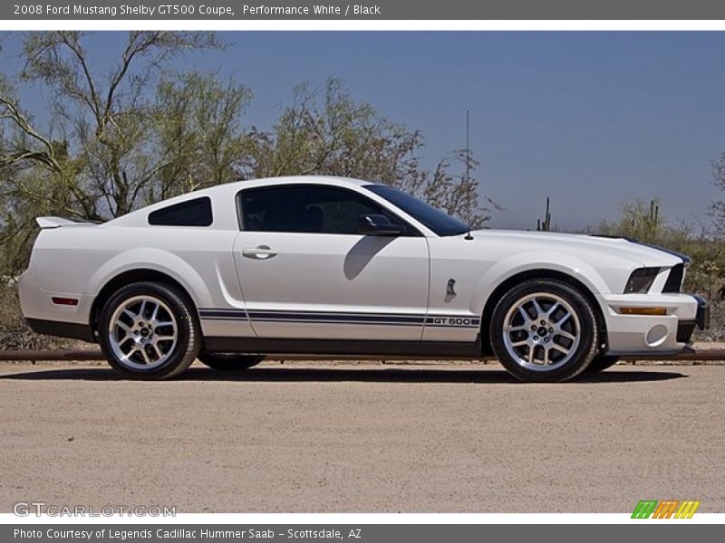  2008 Mustang Shelby GT500 Coupe Performance White