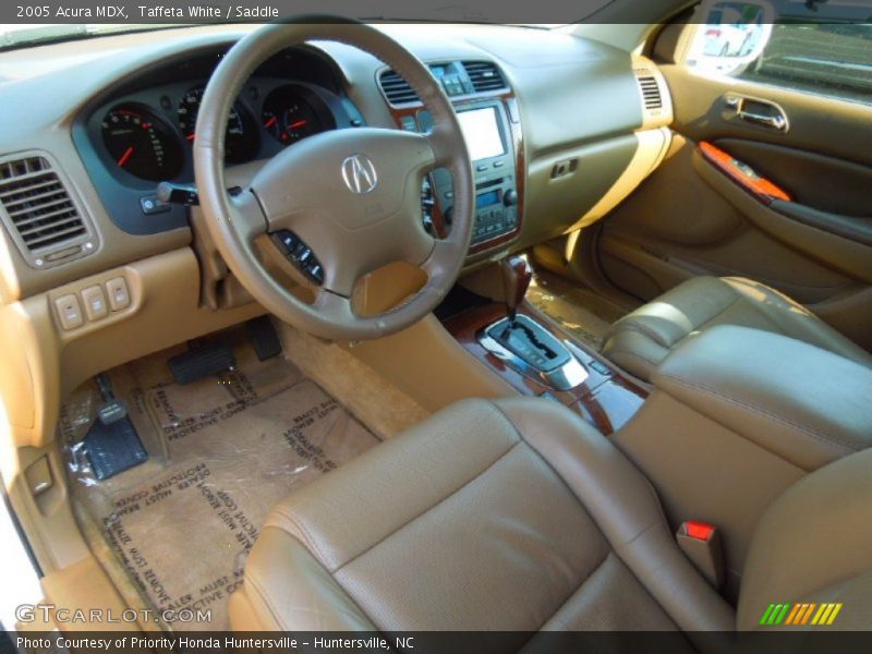Taffeta White / Saddle 2005 Acura MDX