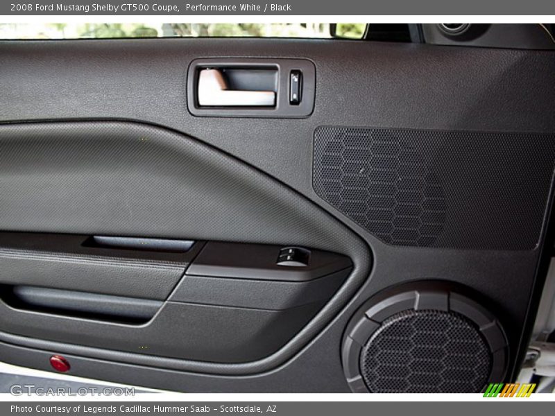 Performance White / Black 2008 Ford Mustang Shelby GT500 Coupe