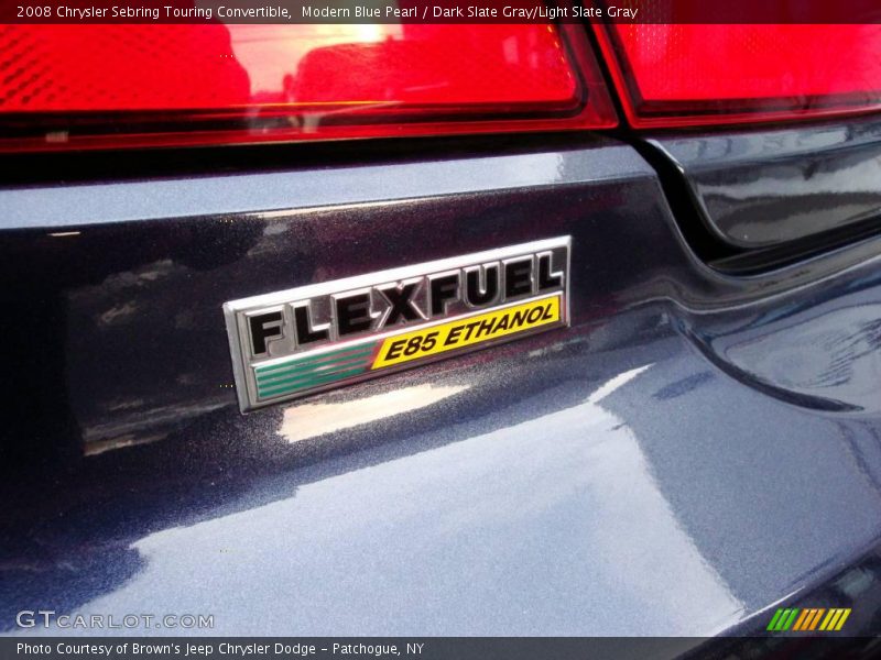 Modern Blue Pearl / Dark Slate Gray/Light Slate Gray 2008 Chrysler Sebring Touring Convertible