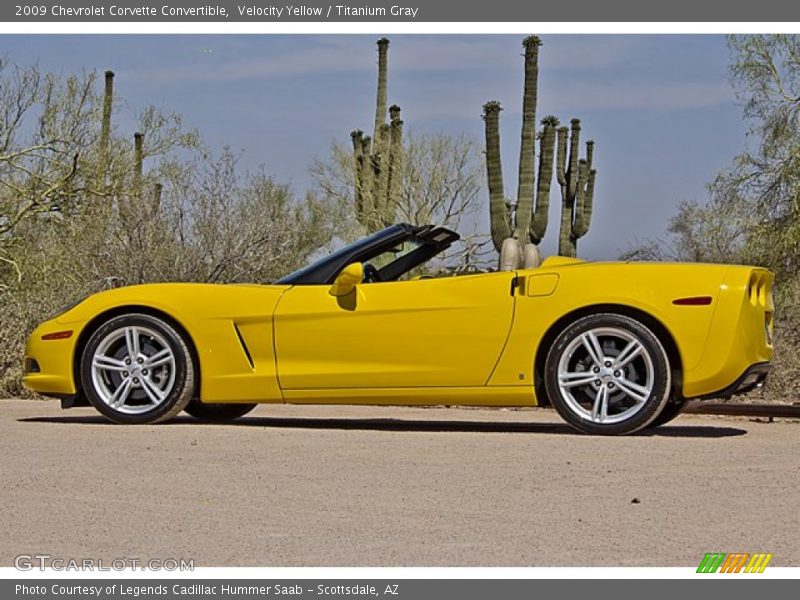  2009 Corvette Convertible Velocity Yellow