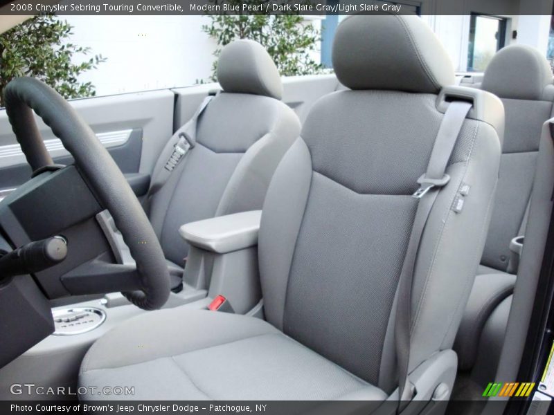 Modern Blue Pearl / Dark Slate Gray/Light Slate Gray 2008 Chrysler Sebring Touring Convertible