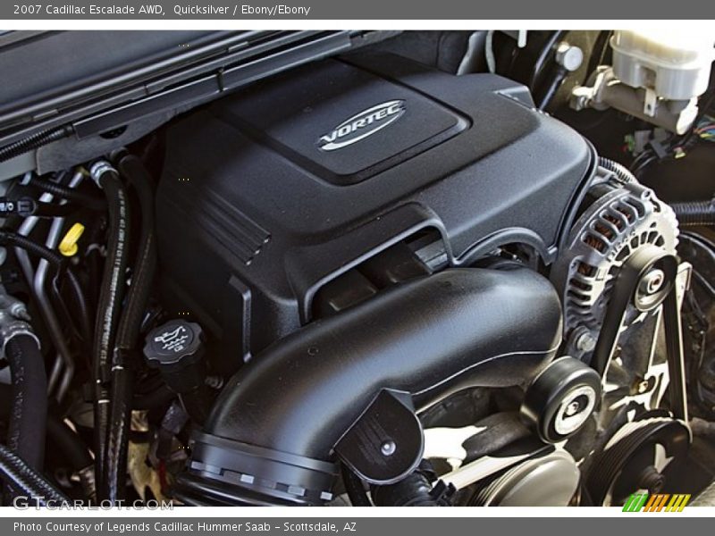 Quicksilver / Ebony/Ebony 2007 Cadillac Escalade AWD