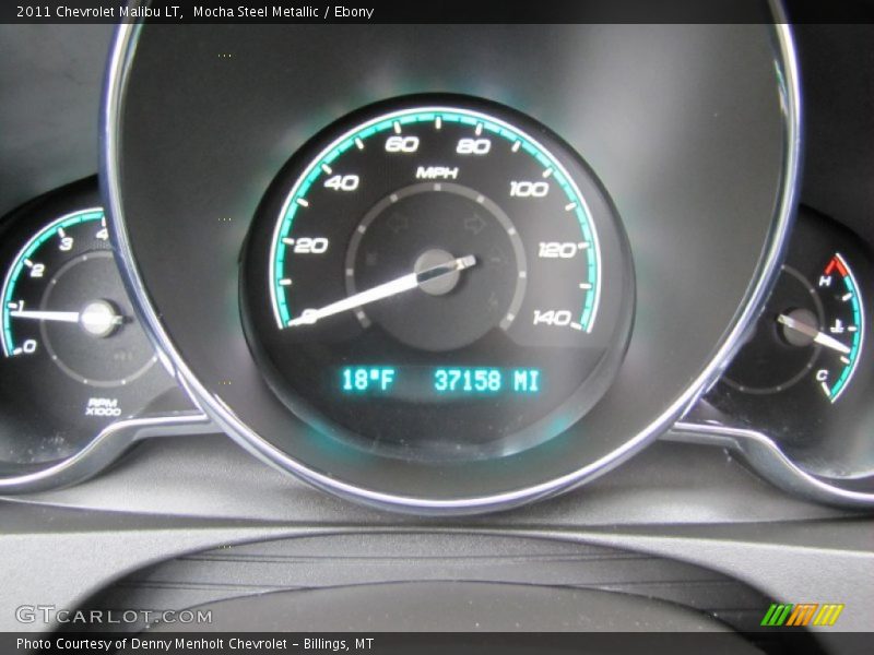 Mocha Steel Metallic / Ebony 2011 Chevrolet Malibu LT