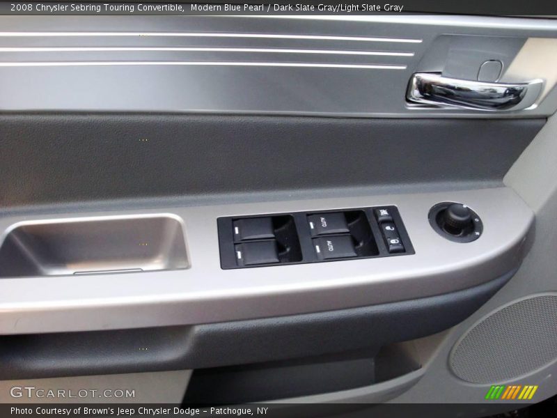 Modern Blue Pearl / Dark Slate Gray/Light Slate Gray 2008 Chrysler Sebring Touring Convertible