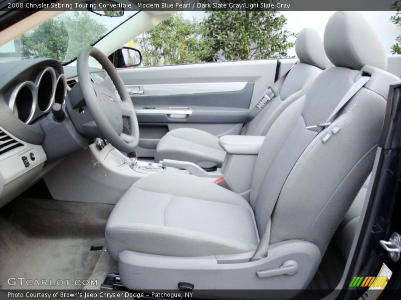 Modern Blue Pearl / Dark Slate Gray/Light Slate Gray 2008 Chrysler Sebring Touring Convertible