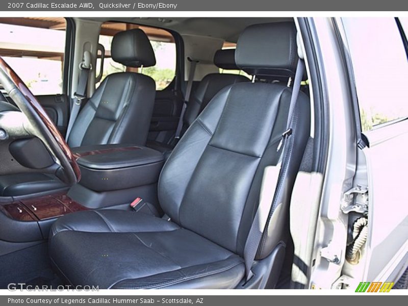 Front Seat of 2007 Escalade AWD
