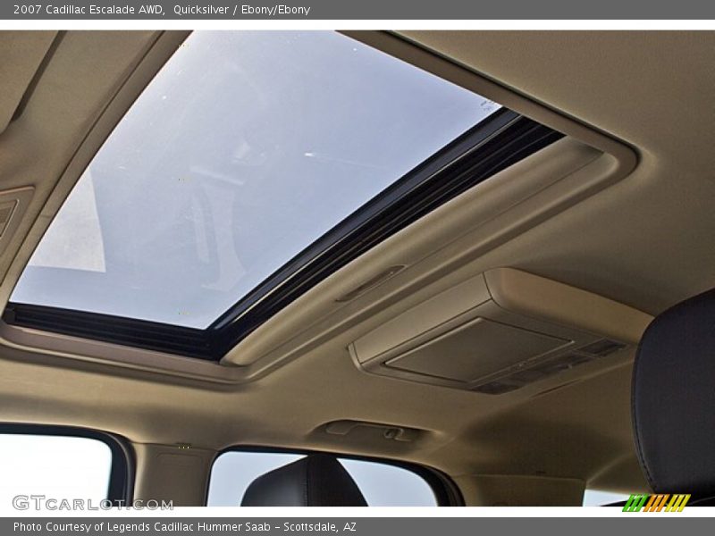 Sunroof of 2007 Escalade AWD
