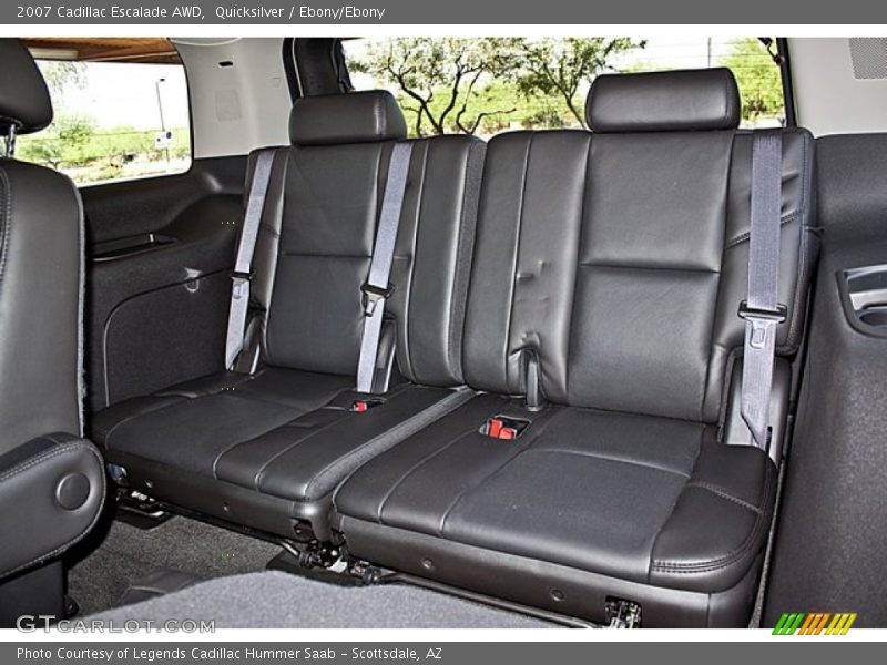Rear Seat of 2007 Escalade AWD