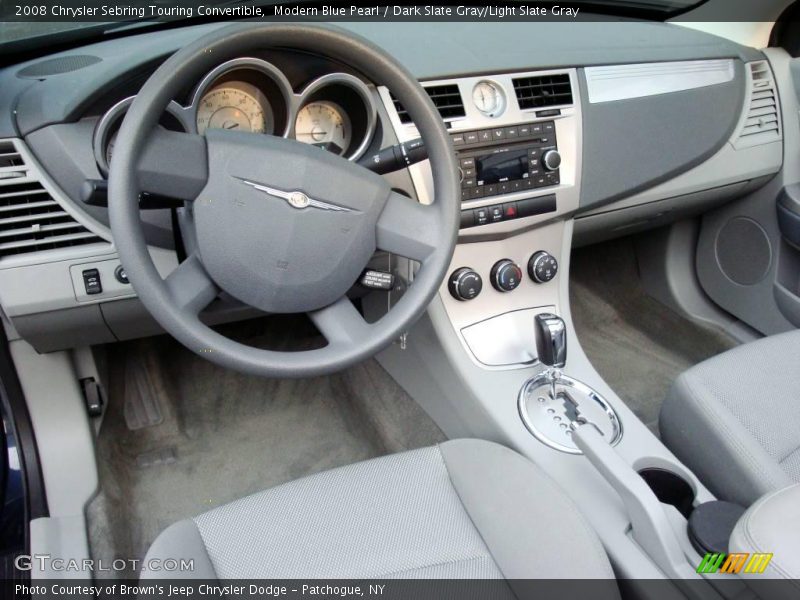 Modern Blue Pearl / Dark Slate Gray/Light Slate Gray 2008 Chrysler Sebring Touring Convertible