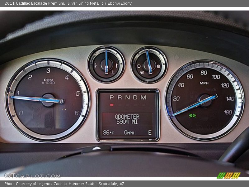  2011 Escalade Premium Premium Gauges