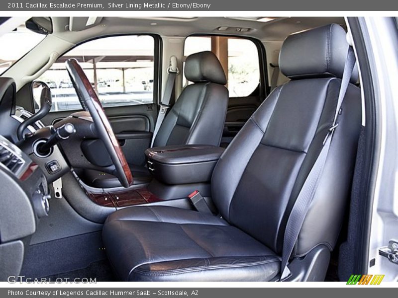 Front Seat of 2011 Escalade Premium