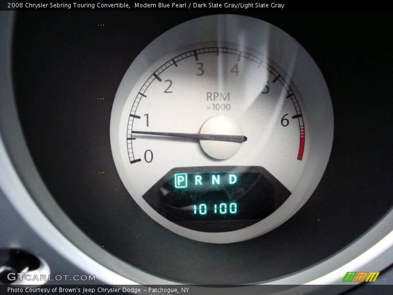 Modern Blue Pearl / Dark Slate Gray/Light Slate Gray 2008 Chrysler Sebring Touring Convertible
