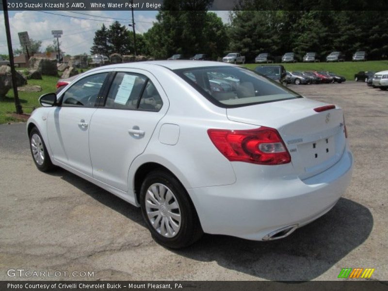 2010 Kizashi S AWD White Water Pearl