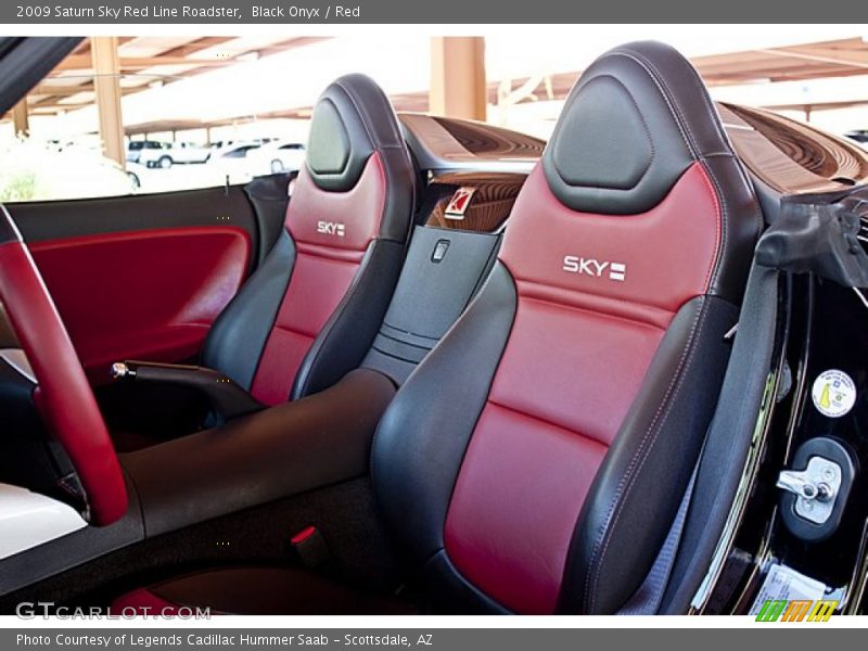  2009 Sky Red Line Roadster Red Interior