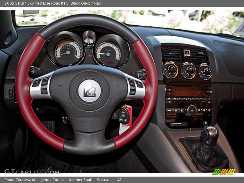  2009 Sky Red Line Roadster Steering Wheel