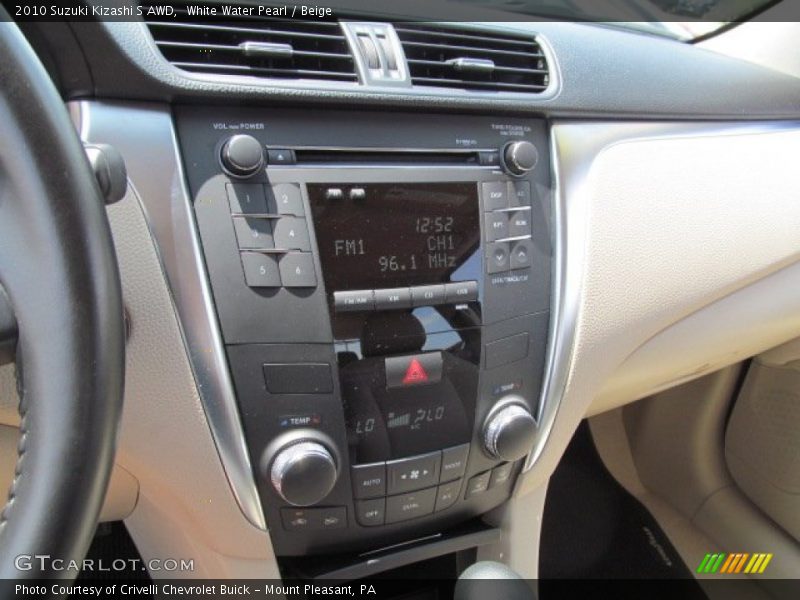 Controls of 2010 Kizashi S AWD