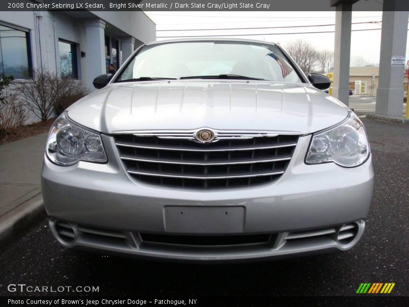 Bright Silver Metallic / Dark Slate Gray/Light Slate Gray 2008 Chrysler Sebring LX Sedan