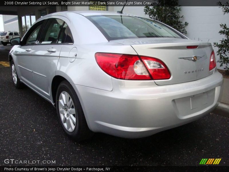 Bright Silver Metallic / Dark Slate Gray/Light Slate Gray 2008 Chrysler Sebring LX Sedan
