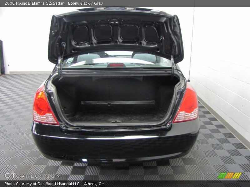 Ebony Black / Gray 2006 Hyundai Elantra GLS Sedan
