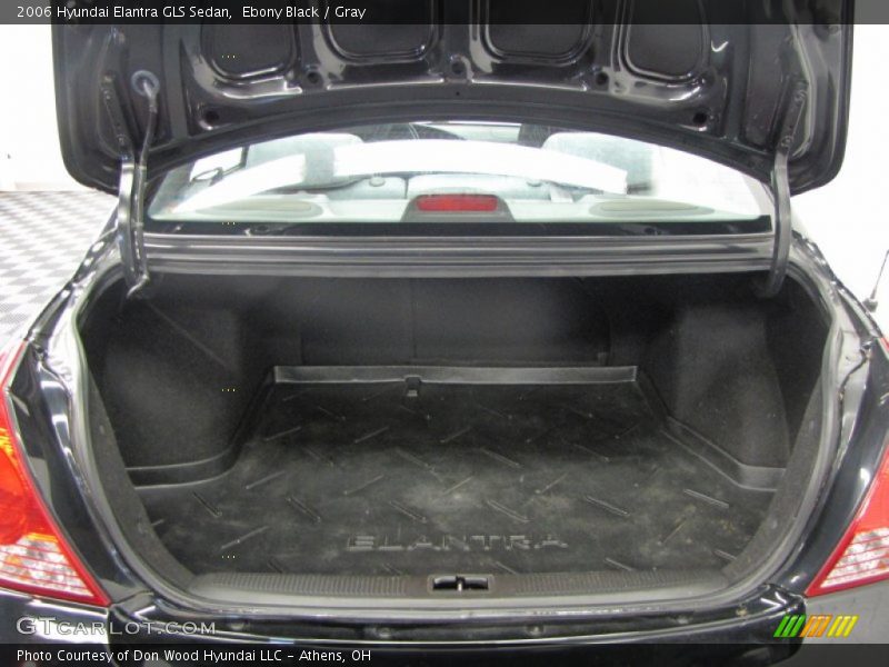 Ebony Black / Gray 2006 Hyundai Elantra GLS Sedan