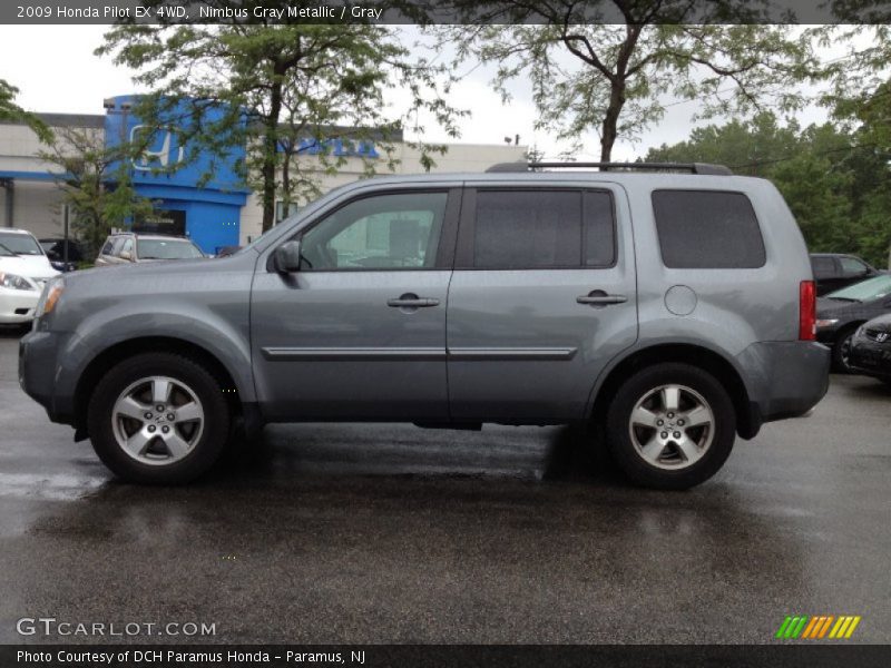 Nimbus Gray Metallic / Gray 2009 Honda Pilot EX 4WD