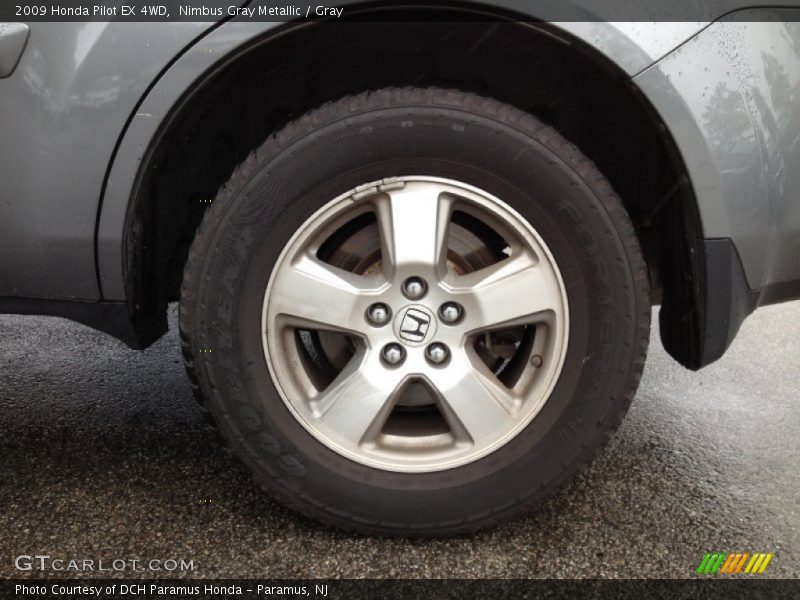 Nimbus Gray Metallic / Gray 2009 Honda Pilot EX 4WD