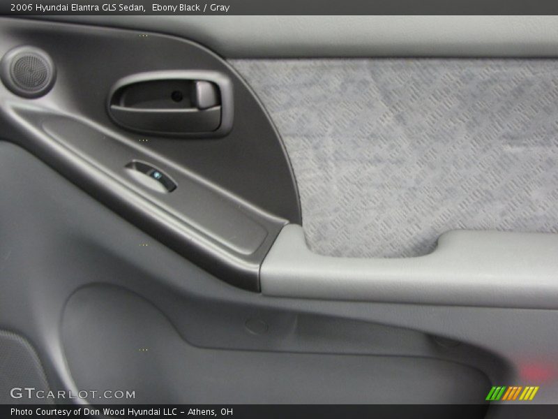 Ebony Black / Gray 2006 Hyundai Elantra GLS Sedan