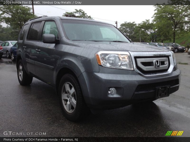Nimbus Gray Metallic / Gray 2009 Honda Pilot EX 4WD