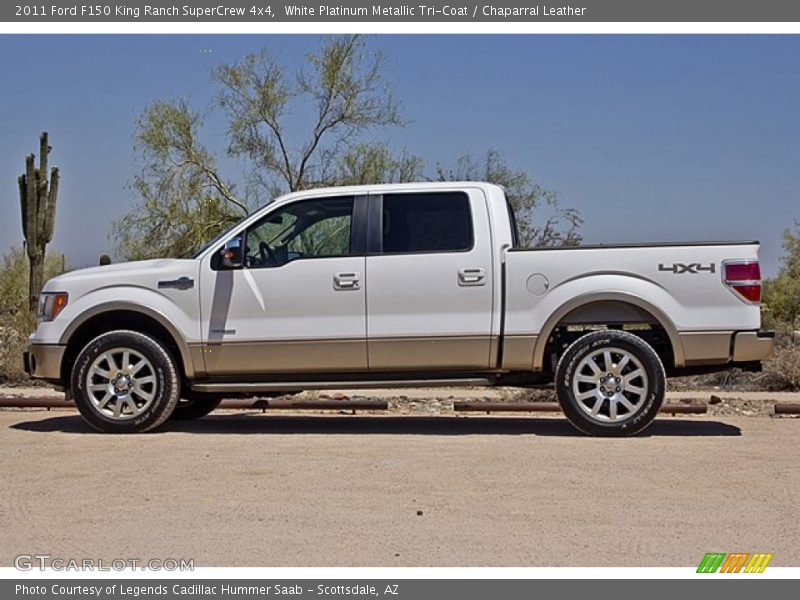  2011 F150 King Ranch SuperCrew 4x4 White Platinum Metallic Tri-Coat