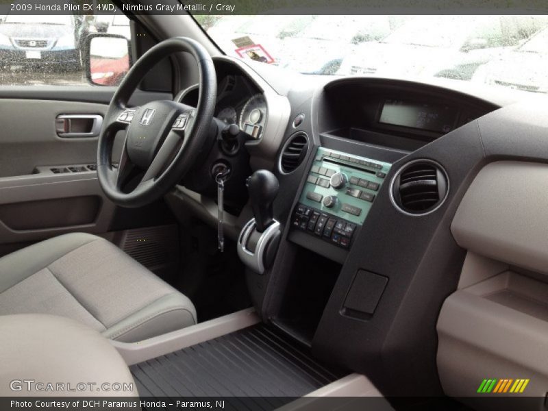 Nimbus Gray Metallic / Gray 2009 Honda Pilot EX 4WD