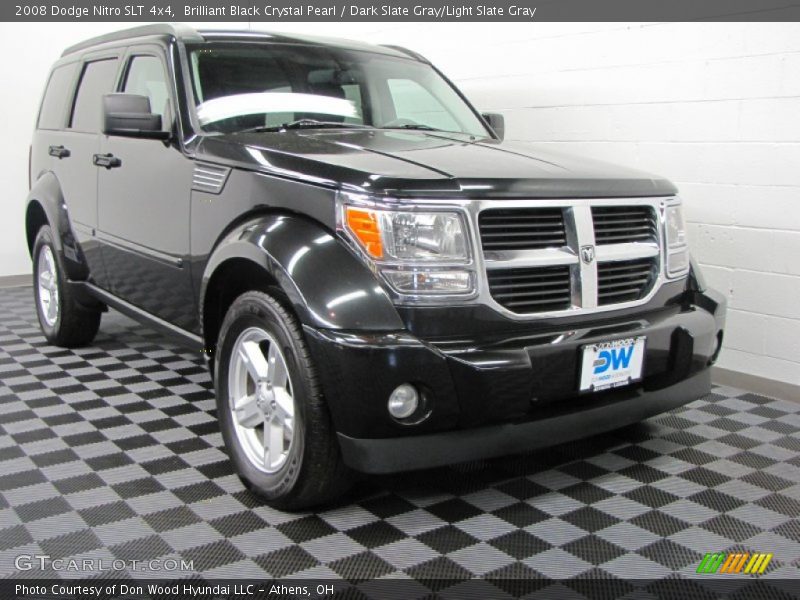 Brilliant Black Crystal Pearl / Dark Slate Gray/Light Slate Gray 2008 Dodge Nitro SLT 4x4