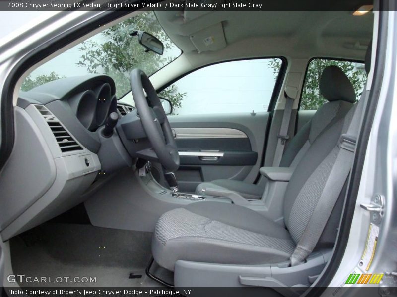 Bright Silver Metallic / Dark Slate Gray/Light Slate Gray 2008 Chrysler Sebring LX Sedan