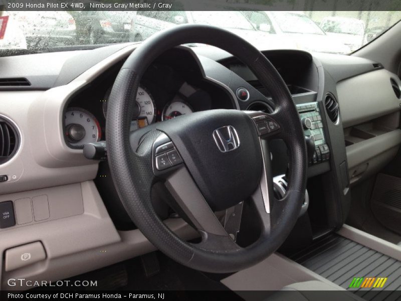 Nimbus Gray Metallic / Gray 2009 Honda Pilot EX 4WD