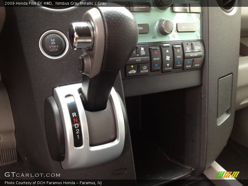 Nimbus Gray Metallic / Gray 2009 Honda Pilot EX 4WD