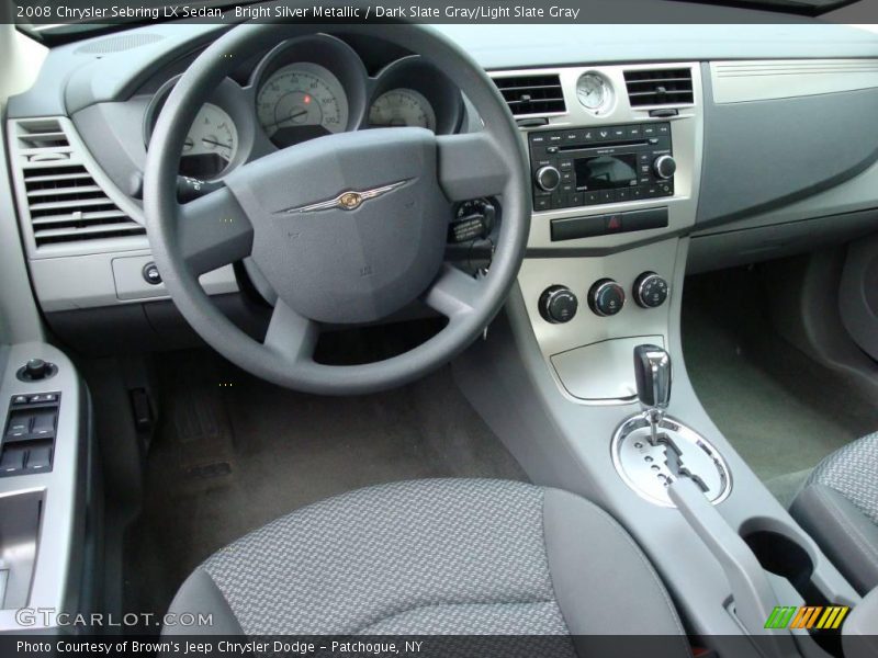 Bright Silver Metallic / Dark Slate Gray/Light Slate Gray 2008 Chrysler Sebring LX Sedan