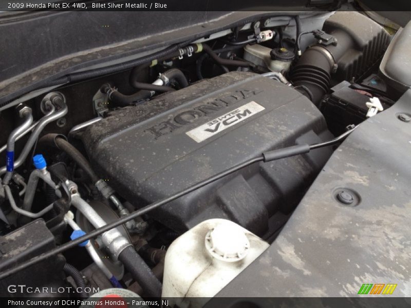 Billet Silver Metallic / Blue 2009 Honda Pilot EX 4WD