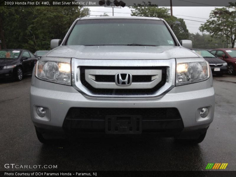 Billet Silver Metallic / Blue 2009 Honda Pilot EX 4WD