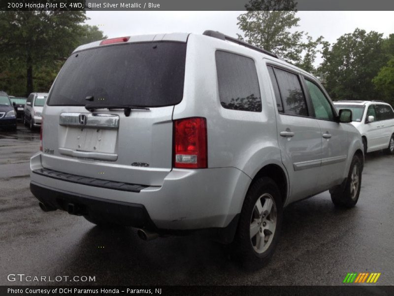 Billet Silver Metallic / Blue 2009 Honda Pilot EX 4WD