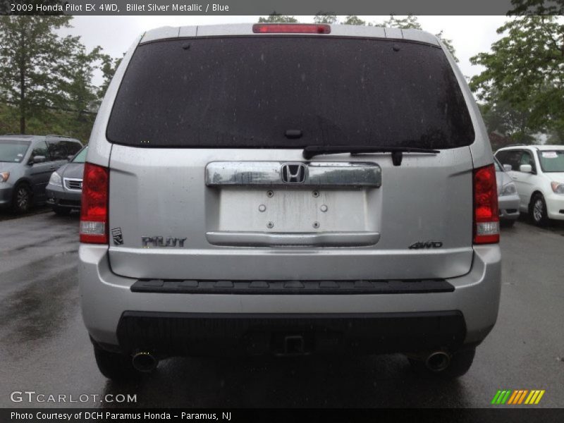 Billet Silver Metallic / Blue 2009 Honda Pilot EX 4WD