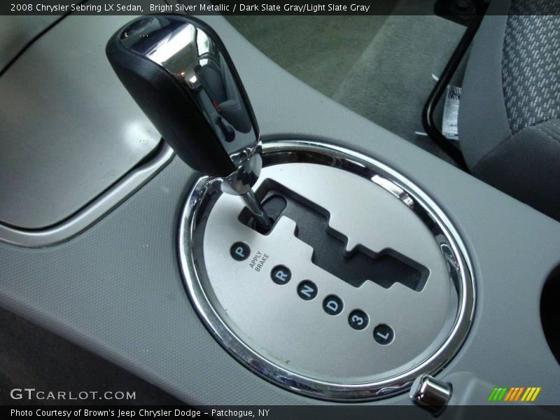 Bright Silver Metallic / Dark Slate Gray/Light Slate Gray 2008 Chrysler Sebring LX Sedan