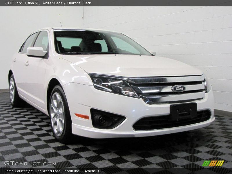 White Suede / Charcoal Black 2010 Ford Fusion SE