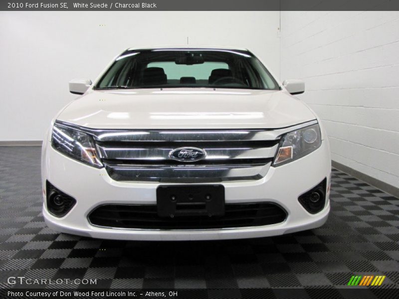 White Suede / Charcoal Black 2010 Ford Fusion SE