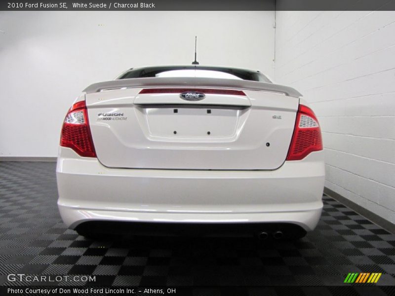 White Suede / Charcoal Black 2010 Ford Fusion SE