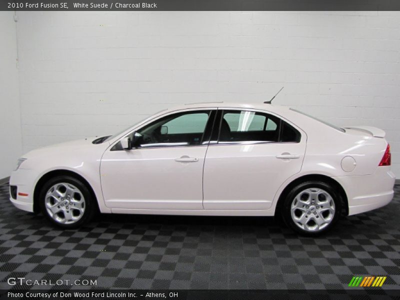 White Suede / Charcoal Black 2010 Ford Fusion SE