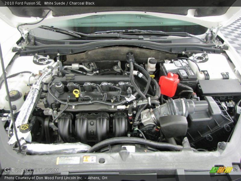 White Suede / Charcoal Black 2010 Ford Fusion SE