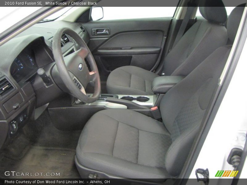 White Suede / Charcoal Black 2010 Ford Fusion SE