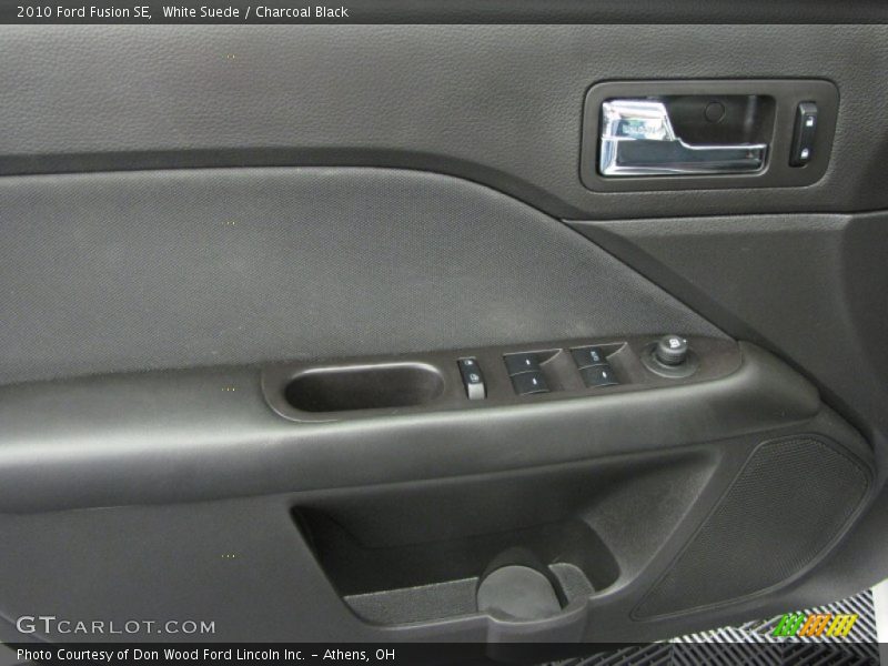 White Suede / Charcoal Black 2010 Ford Fusion SE