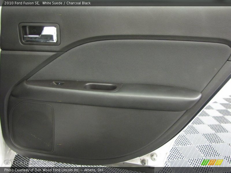 White Suede / Charcoal Black 2010 Ford Fusion SE