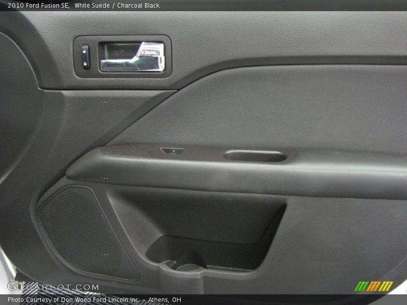 White Suede / Charcoal Black 2010 Ford Fusion SE